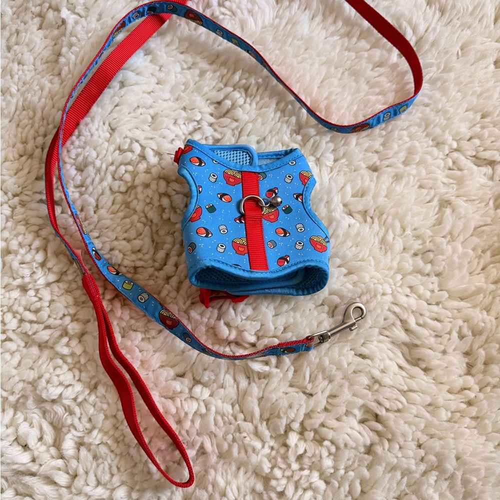 Sushi pet Harness with Leash